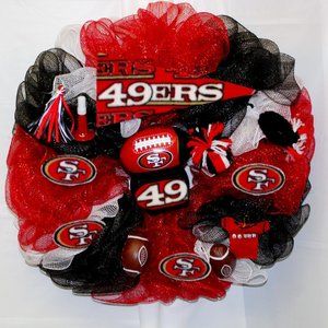 SAN FRANCISCO 49'ERS  WREATH